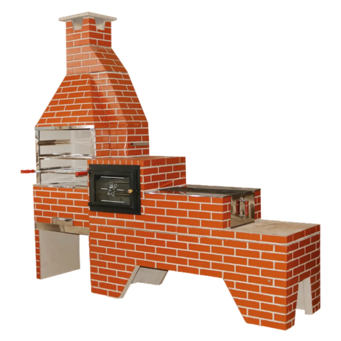 Kit Churrasqueira, Forno e Fogão a Lenha